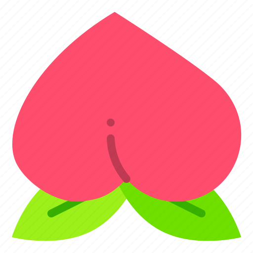 Peach, fruit, cultures, celebrate, chinese, china, food icon - Download on Iconfinder