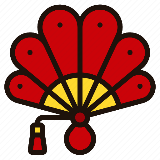 Fan, chinese, new, year, asian, cultures, celebrate icon - Download on Iconfinder