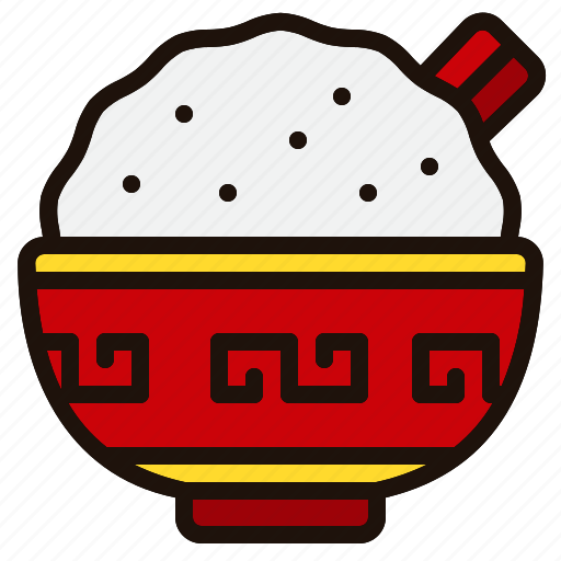Rice, bowl, chinese, food, chopsticks, asian icon - Download on Iconfinder