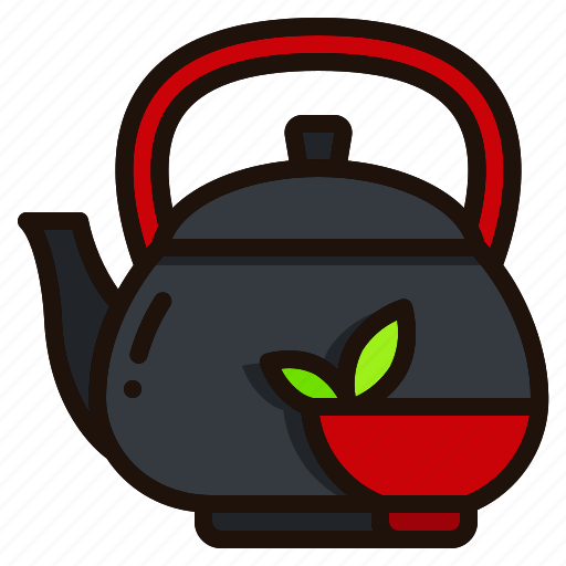 Teapot, hot, tea, chinese, new, year, culture icon - Download on Iconfinder