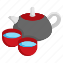 tea, set, food, and, restaurant, hot, drink, boiler, kettle