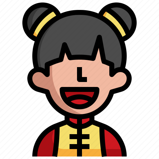 Chinese, girl, china, person, people icon - Download on Iconfinder