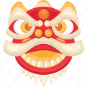 chinese, new, year, dragon, mask, chinese new year, china, asian