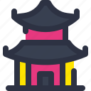 pagoda, chinese, temple, landmark
