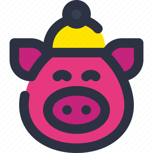 Pig, piggy, pork, animal, zodiac icon - Download on Iconfinder