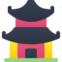 pagoda, chinese, temple, landmark