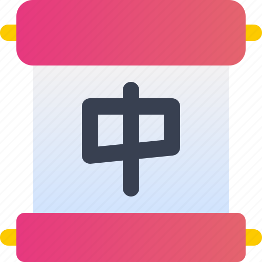 Scroll, paper, sheet, chinese icon - Download on Iconfinder