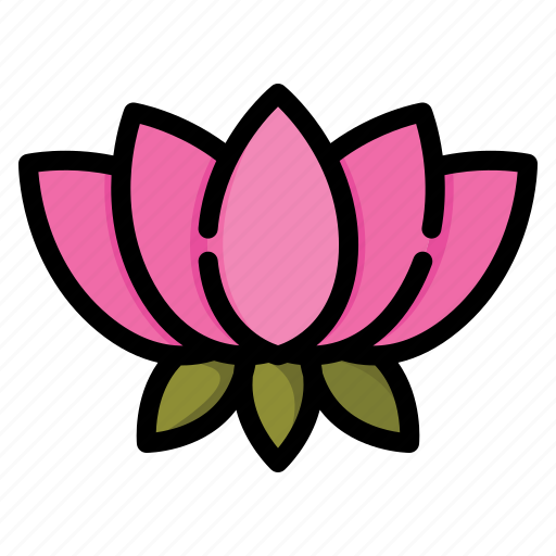 Lotus, lotus flower, flower, blossom, garden, meditation, plant icon - Download on Iconfinder