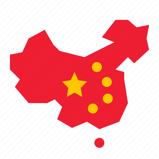 China, country, land, map icon - Download on Iconfinder