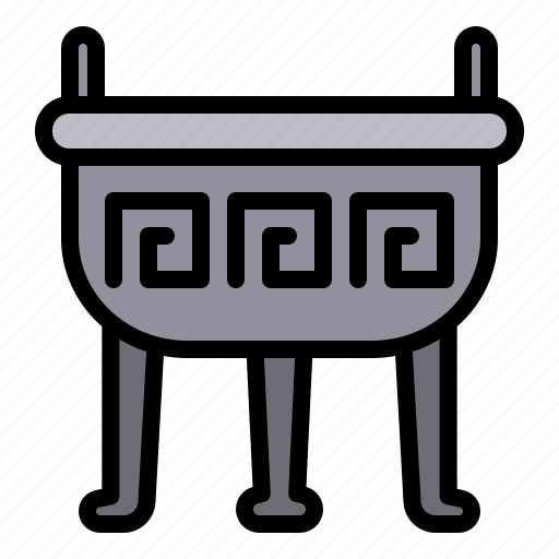 China, chinese, incense burner, incense pot icon - Download on Iconfinder