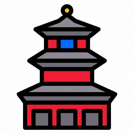 Architecture, castle, china, chinese, tower icon - Download on Iconfinder