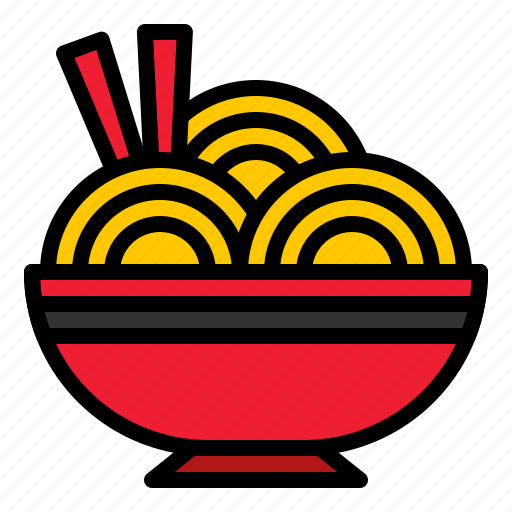 Bowl, china, chinese, chopstick, food, noodle icon - Download on Iconfinder