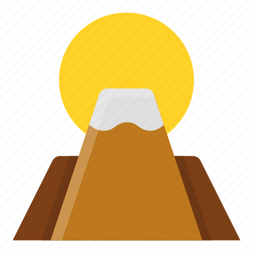 Asian, chinese, culture, mountain, new year, sun icon - Download on Iconfinder
