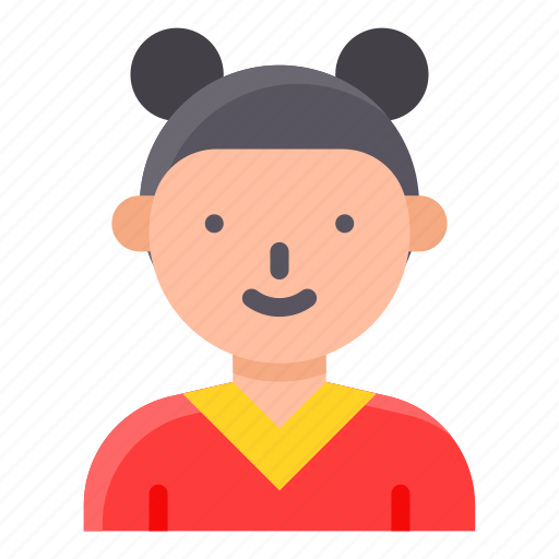 Asian, avatar, chinese, culture, girl, new year, woman icon - Download on Iconfinder