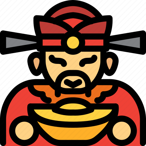 Celebration, chinese, god, new year, wealth icon - Download on Iconfinder