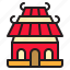 pagoda, temple, pray, celebration, festival, cny, chinese new year 