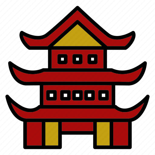 Chinese, traditional, house icon - Download on Iconfinder