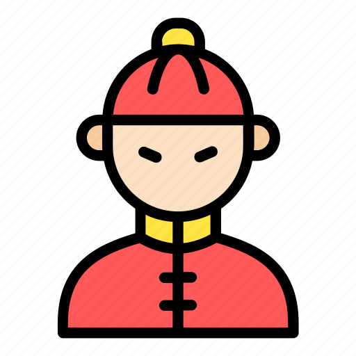 Chinese, new, year, boy, traditional, china, avatar icon - Download on Iconfinder