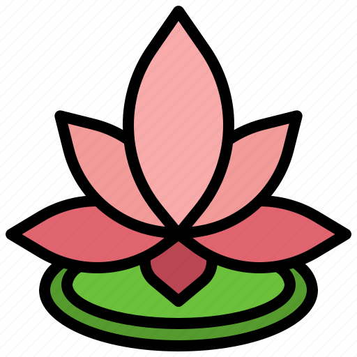 Lotus, flower, chinese, botanic, botanical, garden, blossom icon - Download on Iconfinder