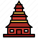 pagoda, china, asia, architectonic, landmark, monuments, building