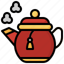 teapot, coffee, kitchen, tea, food, and, restaurant