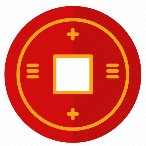 Chinese, coin, new, year icon - Download on Iconfinder