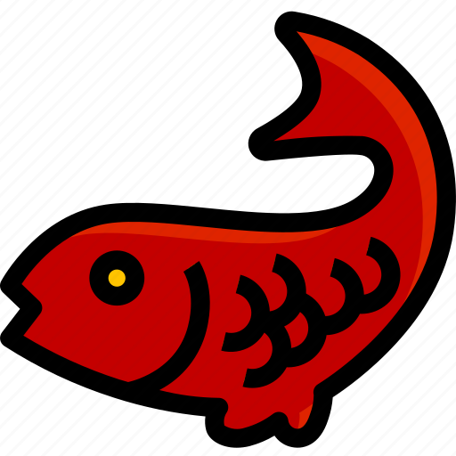 Amulet, animal, carp, decoration, design, fish, marine icon - Download on Iconfinder