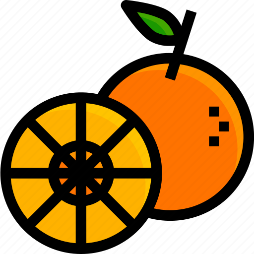 Fruit, healthy, juicy, orange, organic, slice, sweet icon - Download on Iconfinder
