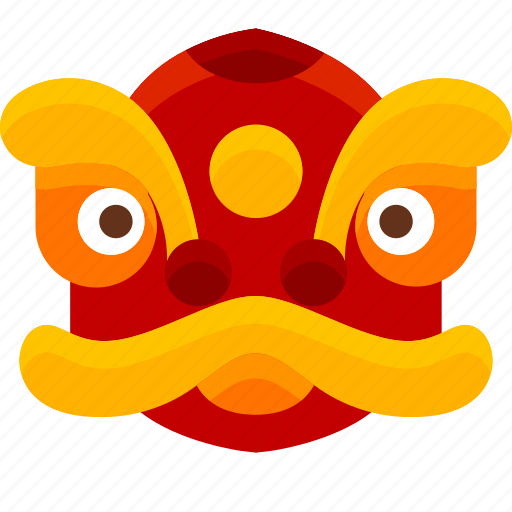 Asia, chinese, festival, lion, luck, mask, traditional icon - Download on Iconfinder