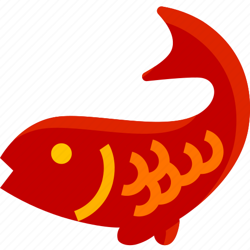 Amulet, animal, carp, decoration, design, fish, marine icon - Download on Iconfinder