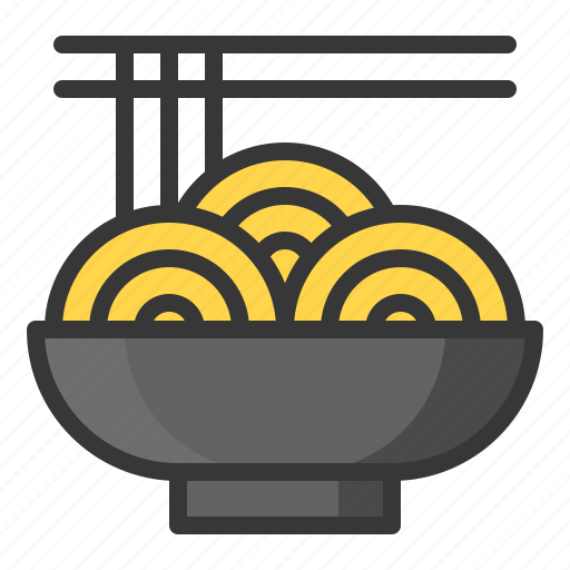 Chinese, chopstick, noodle, food, new, year icon - Download on Iconfinder