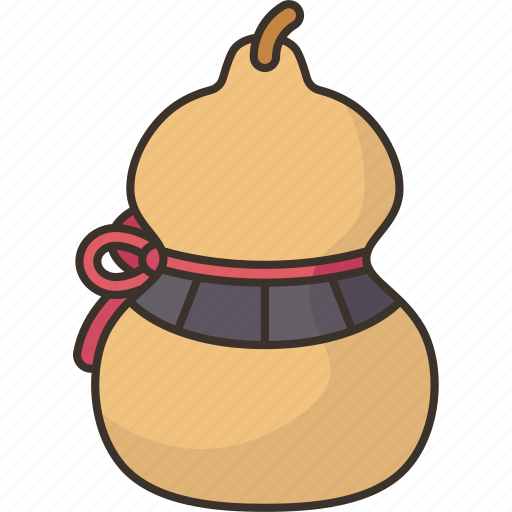 Calabash, gourd, bottle, luck, prosperity icon - Download on Iconfinder