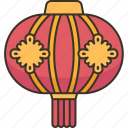 lanterns, chinese, light, decoration, festival