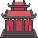 temple, chinese, ancient, architecture, culture