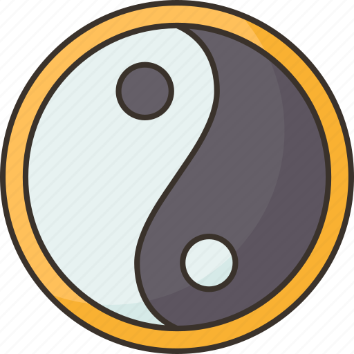Yin, yang, taoism, spiritual, meditation icon - Download on Iconfinder