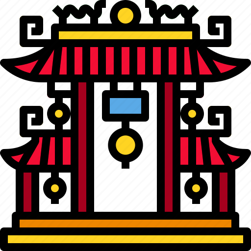 Gate, landmark, shrine, temple icon - Download on Iconfinder
