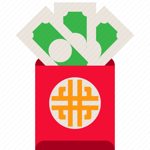 Gift, hongbao, money, red icon - Download on Iconfinder