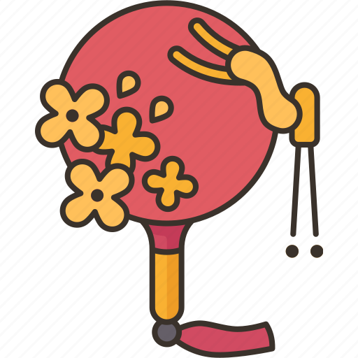 Fan, bride, throwing, chinese, tradition icon - Download on Iconfinder