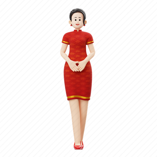 Chinese, woman, character, china, imlek, culture, people icon - Download on Iconfinder