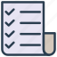 checklist, document, page, tasklist 