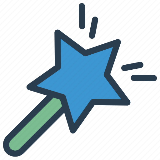 Magic, stick, wand, wizard icon - Download on Iconfinder