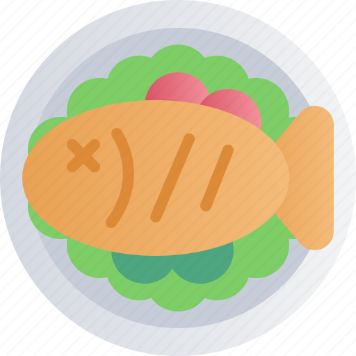 Food and drink, fish, fried, cooking, food, frying, protein icon - Download on Iconfinder