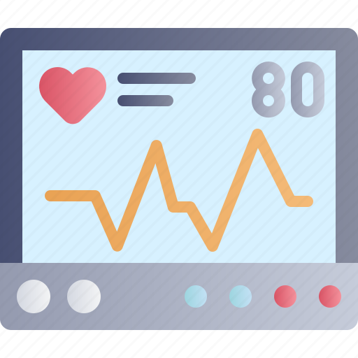 Hospital, medical, healthcare, cardiogram, heart, pulse, heartbeat icon - Download on Iconfinder