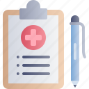 hospital, medical, healthcare, medical record, report, clipboard, document