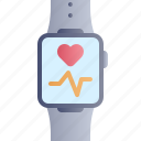 hospital, medical, healthcare, smartwatch, heartbeat, device, technology