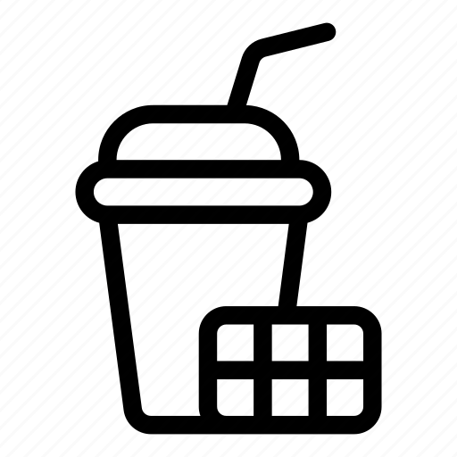 Frappe, milkshake, plastic cup, beverage, cold drink, chocolate, drink icon - Download on Iconfinder