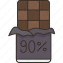 chocolate, dark, bar, cocoa, bitter