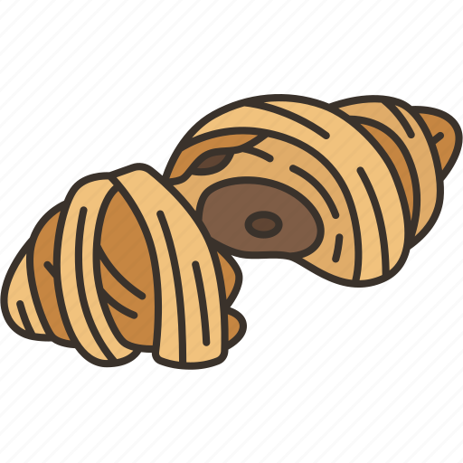 Croissant, chocolate, bread, bakery, dessert icon - Download on Iconfinder