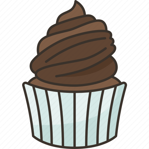 Cupcake, cake, cocoa, cream, dessert icon - Download on Iconfinder