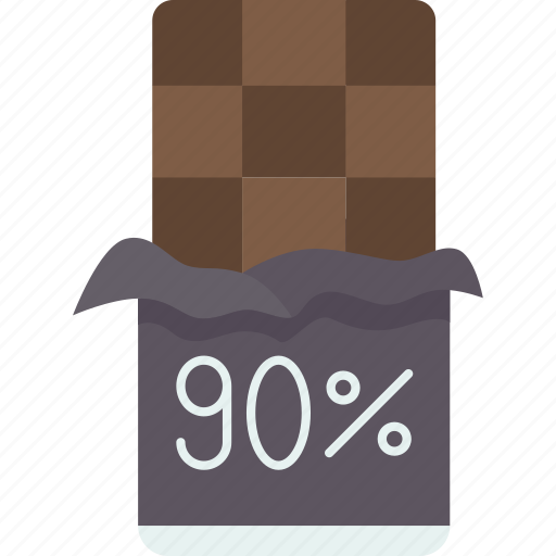 Chocolate, dark, bar, cocoa, bitter icon - Download on Iconfinder